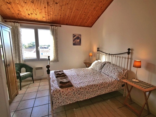 First Floor Double Bedroom at Villa Les Pins du Phare