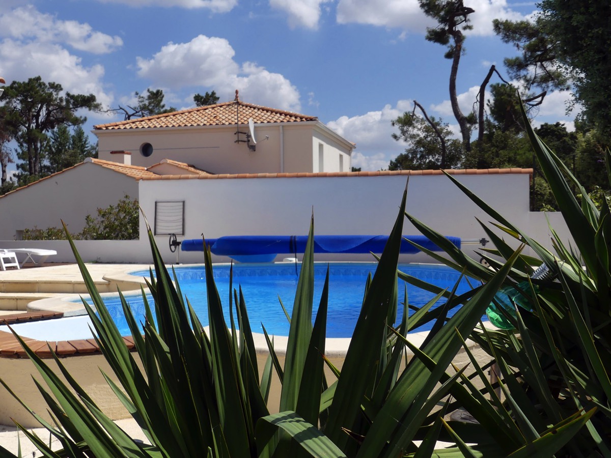 Sunny Pool area at Les Pins du Phare