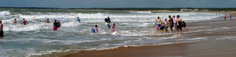 Fun in the Waves at Les Conches
